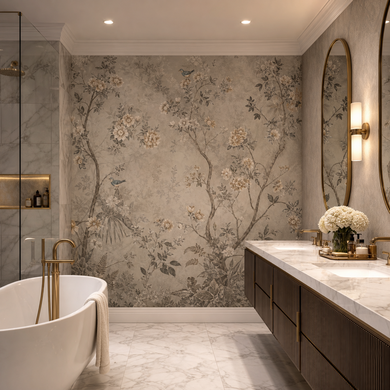 Luxury Bathroom Wallpaper